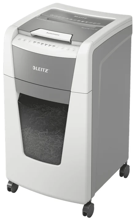 Leitz 80160000 Aktenvernichter Mikrogeschnittene Zerkleinerung 55 dB 22 cm Grau, Weiß