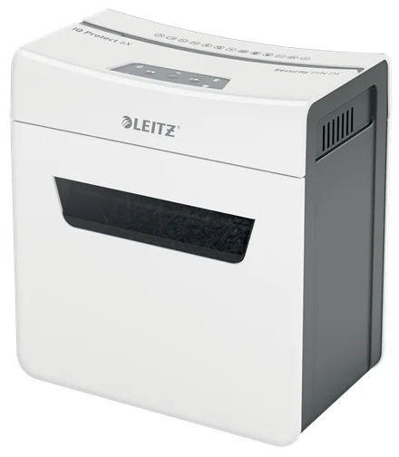 Leitz 80900000 Aktenvernichter 55 dB Grau, Weiß