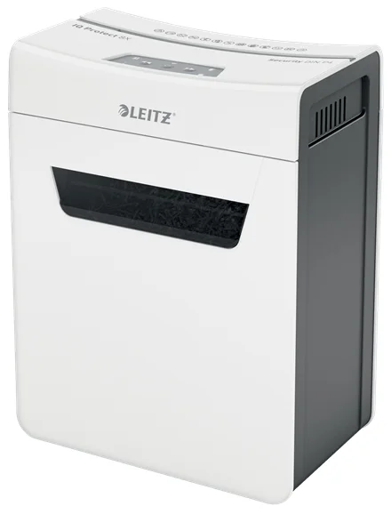 Leitz 80910000 Aktenvernichter 55 dB Grau, Weiß