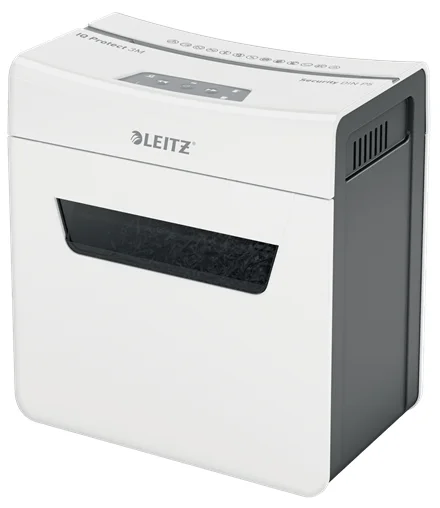 Leitz 80930000 Aktenvernichter Mikrogeschnittene Zerkleinerung 55 dB Grau, Weiß
