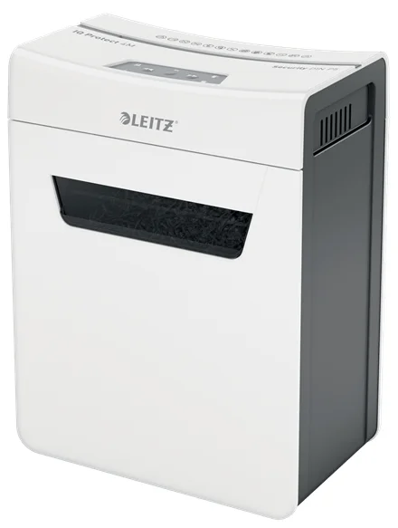 Leitz 80940000 Aktenvernichter Mikrogeschnittene Zerkleinerung 55 dB Grau, Weiß