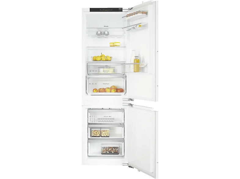 MIELE KDN 7724 E Active Kühlgefrierkombination (E, 260 l, 1772 mm hoch, Weiß)