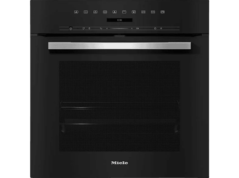 MIELE DGC 7151, Dampfbackofen (Einbaugerät, 76 l, 595 mm breit), BlackLine, Dampfgarfunktion
