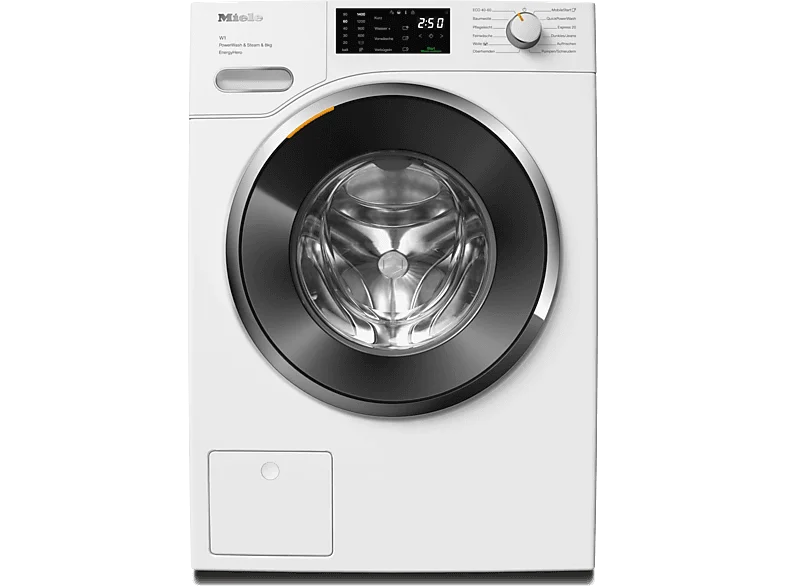 MIELE WWE380 WPS PWash&Steam&8kg W1 White Edition Waschmaschine (8 kg, 1400 U/Min., A, Flusenfilter, Fremdkörperfilter)