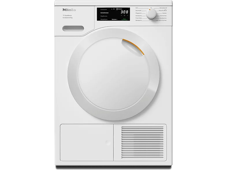 MIELE TEB645WP EcoSpeed&8kg Wärmepumpentrockner T1 Chrome Edition (8 kg, Lotosweiß)