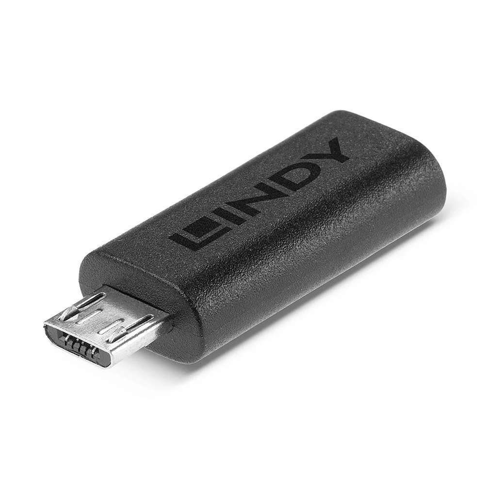 Lindy 41903 Kabeladapter USB Type C USB Type Micro-B Schwarz