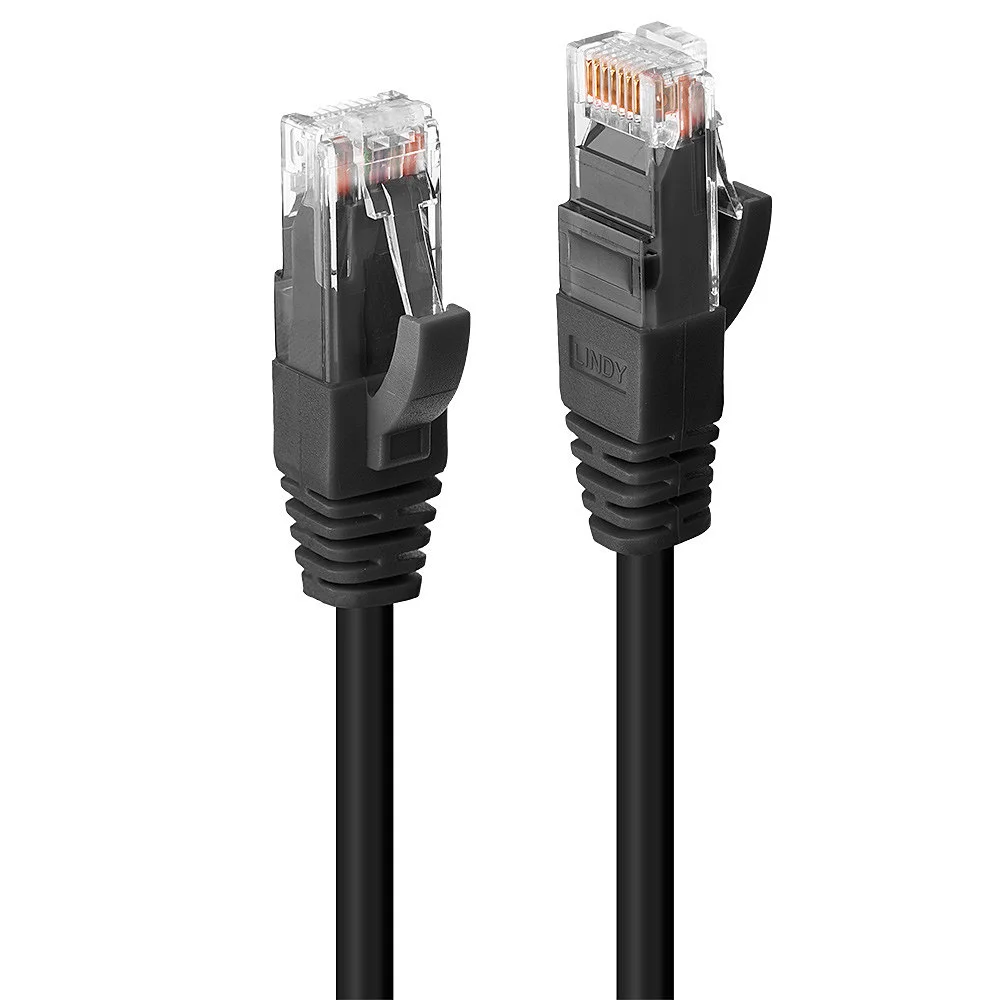 Lindy 45436 Netzwerkkabel Schwarz 7,5 m Cat6 U/UTP (UTP)