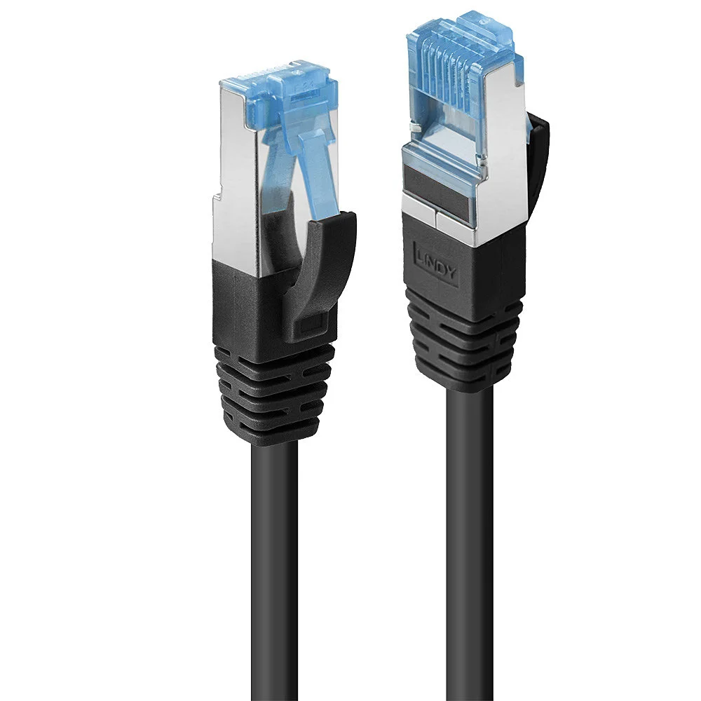 Lindy 47410 Netzwerkkabel Schwarz 0,3 m Cat6a S/FTP (S-STP)