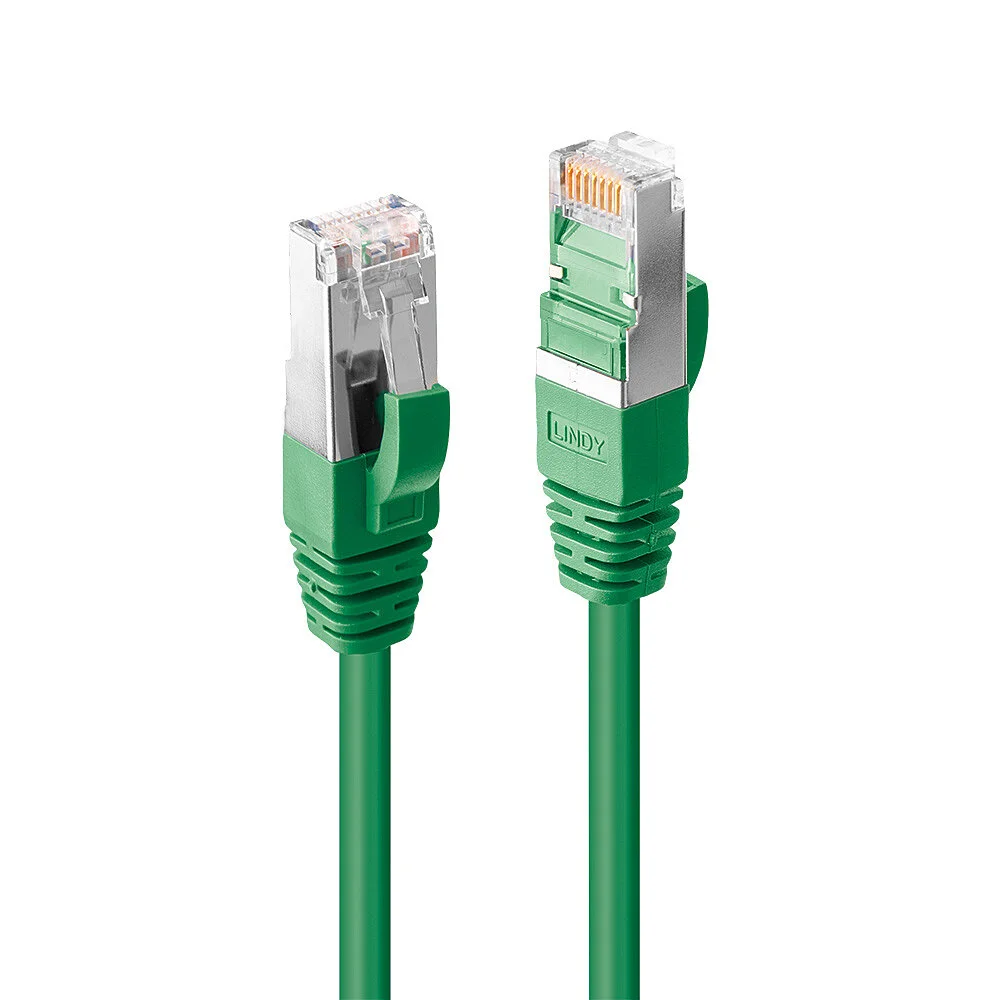 Lindy 47683 Netzwerkkabel Grün 10 m Cat6a S/FTP (S-STP) Rund