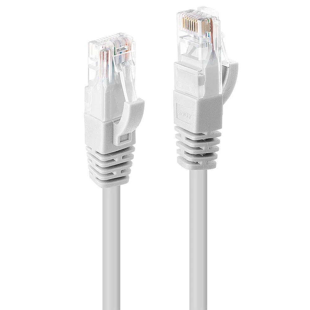 Lindy 48094 Netzwerkkabel Weiß 3 m Cat6 U/UTP (UTP)