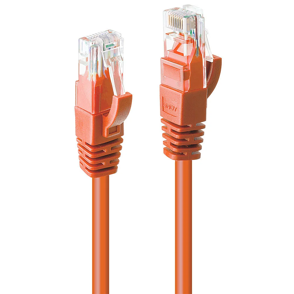 Lindy 48108 Netzwerkkabel Orange 2 m Cat6 U/UTP (UTP)