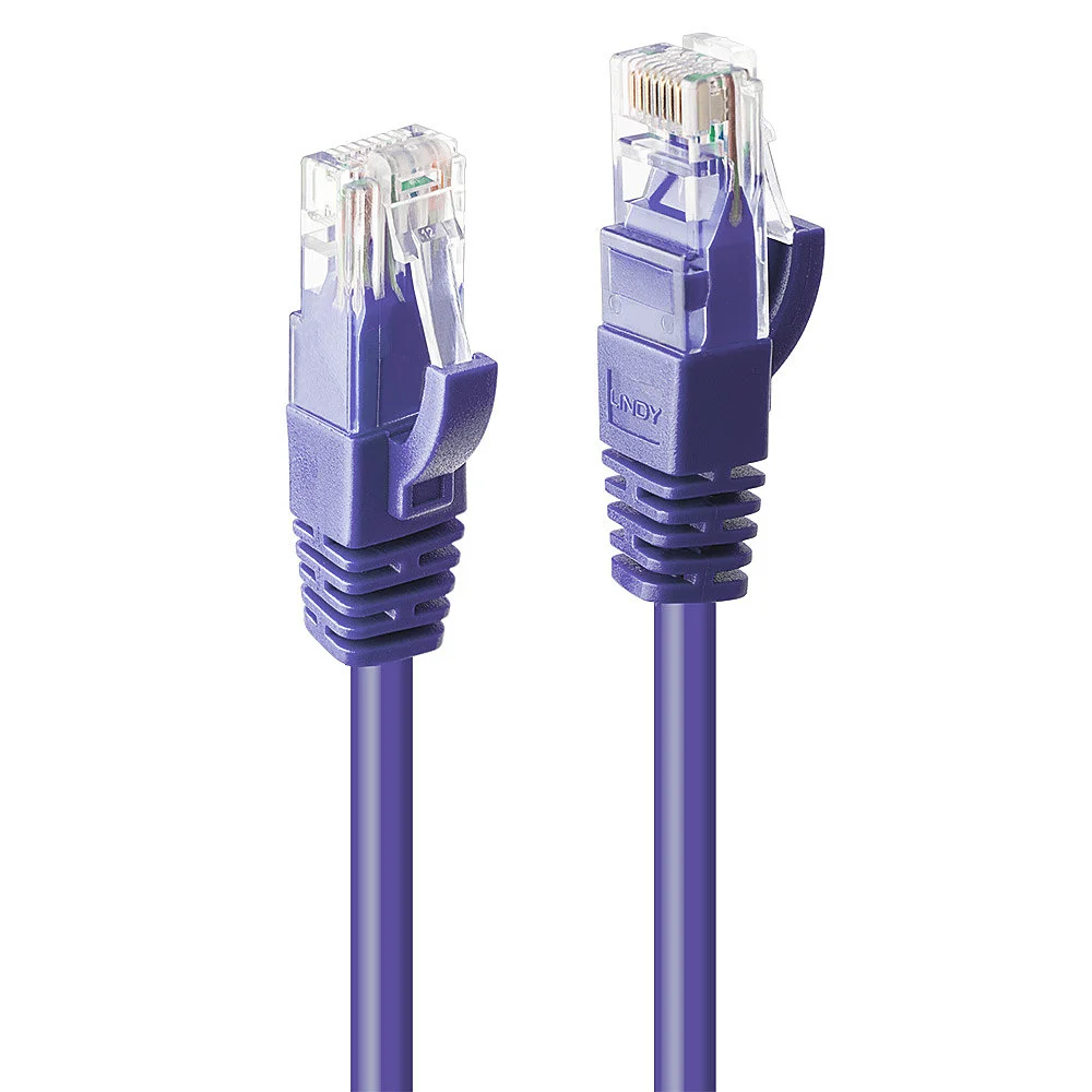 Lindy 48123 Netzwerkkabel Violett 2 m Cat6 U/UTP (UTP)