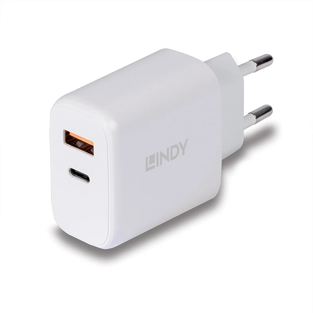 Lindy 73424 Ladegerät für Mobilgeräte Universal Weiß AC Schnellladung Drinnen
