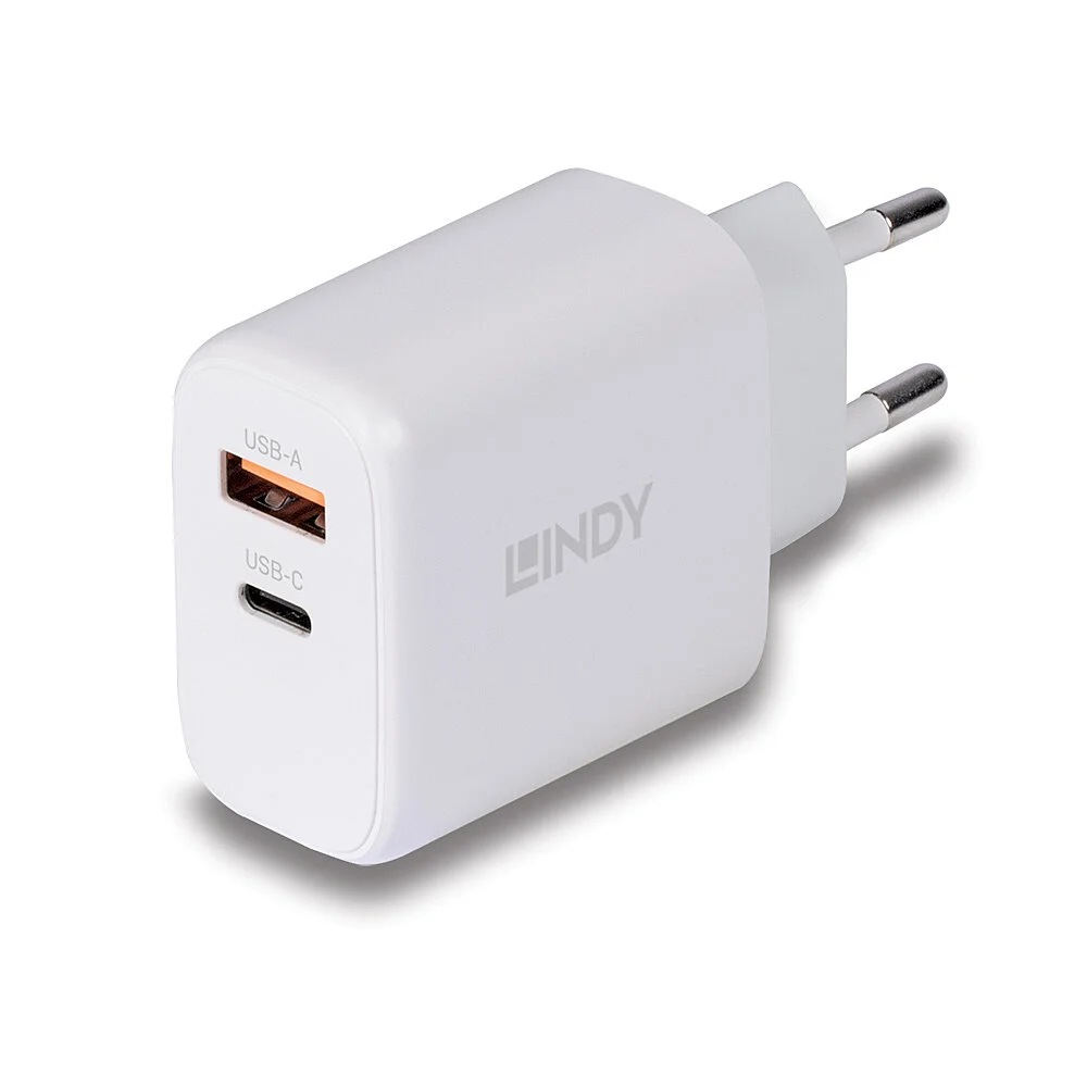 Lindy 73428 Ladegerät für Mobilgeräte Universal Weiß AC Schnellladung Drinnen