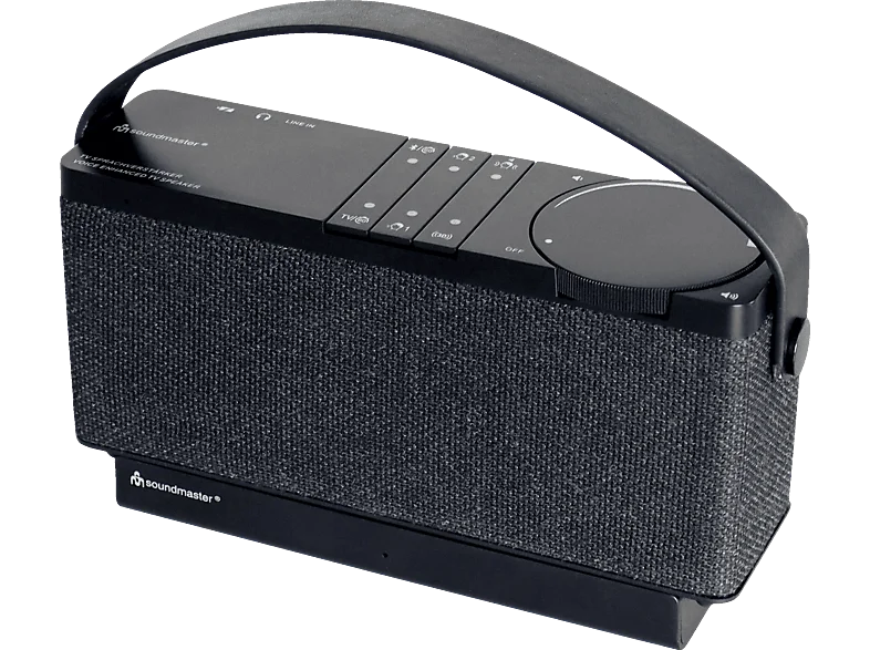SOUNDMASTER TVL 24 SW Horst, Lautsprecher, Schwarz)