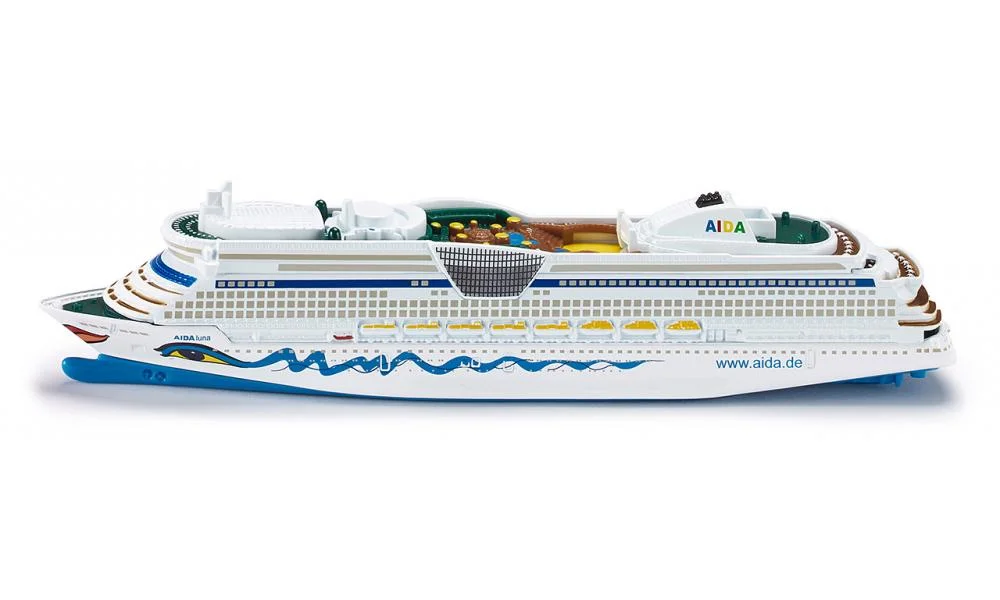 Siku Cruiseliner Aida Passagierschiff-Modell Vormontiert 1:1400