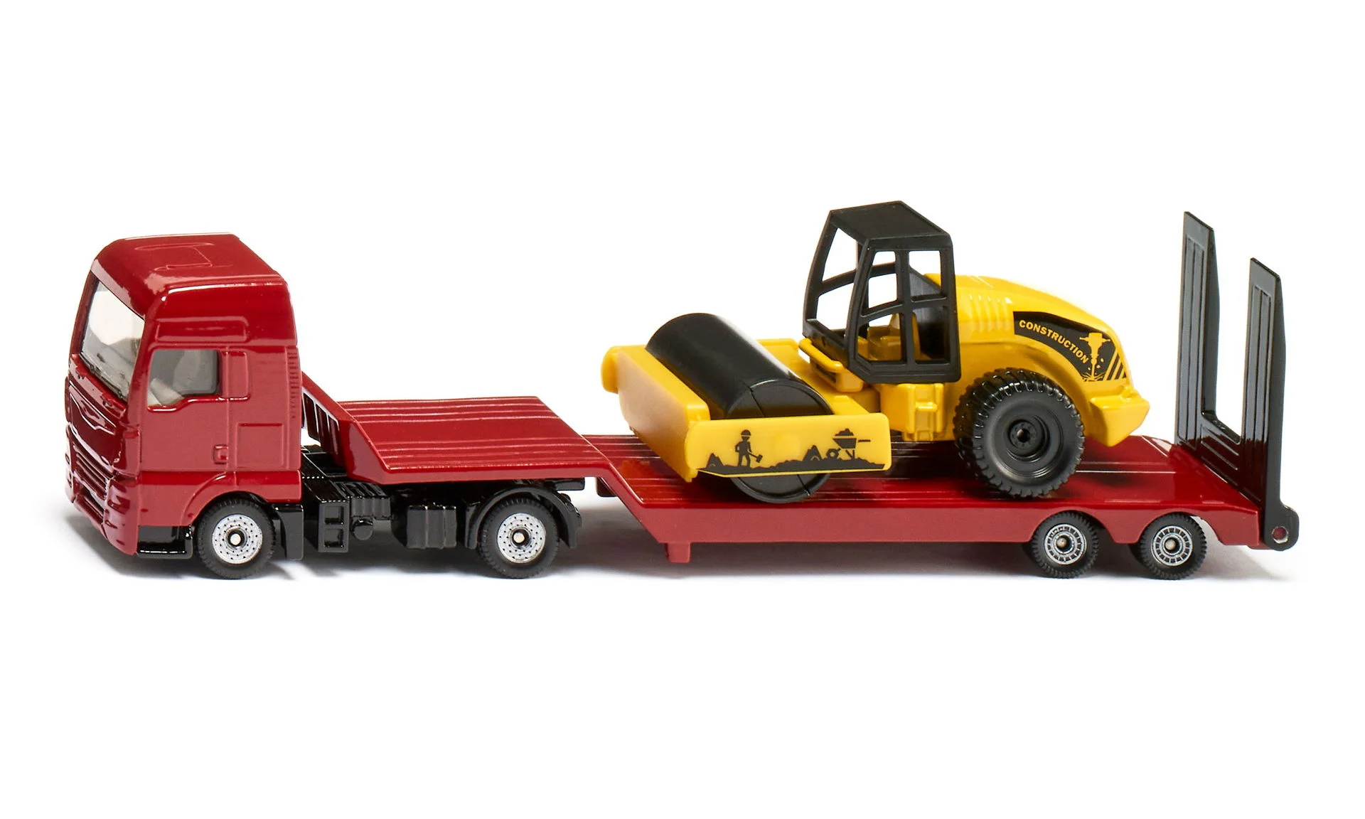 Siku MAN Lkw mit Straßenwalze