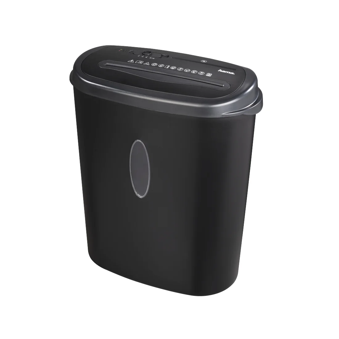 Hama Home X12CD Aktenvernichter Kreuzschreddern 72 dB 22 cm Schwarz