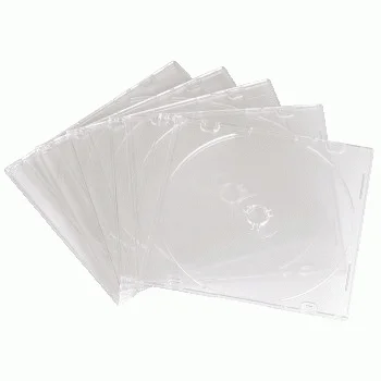 Hama CD Slim Empty Box, pack 10, transparent 1 Disks