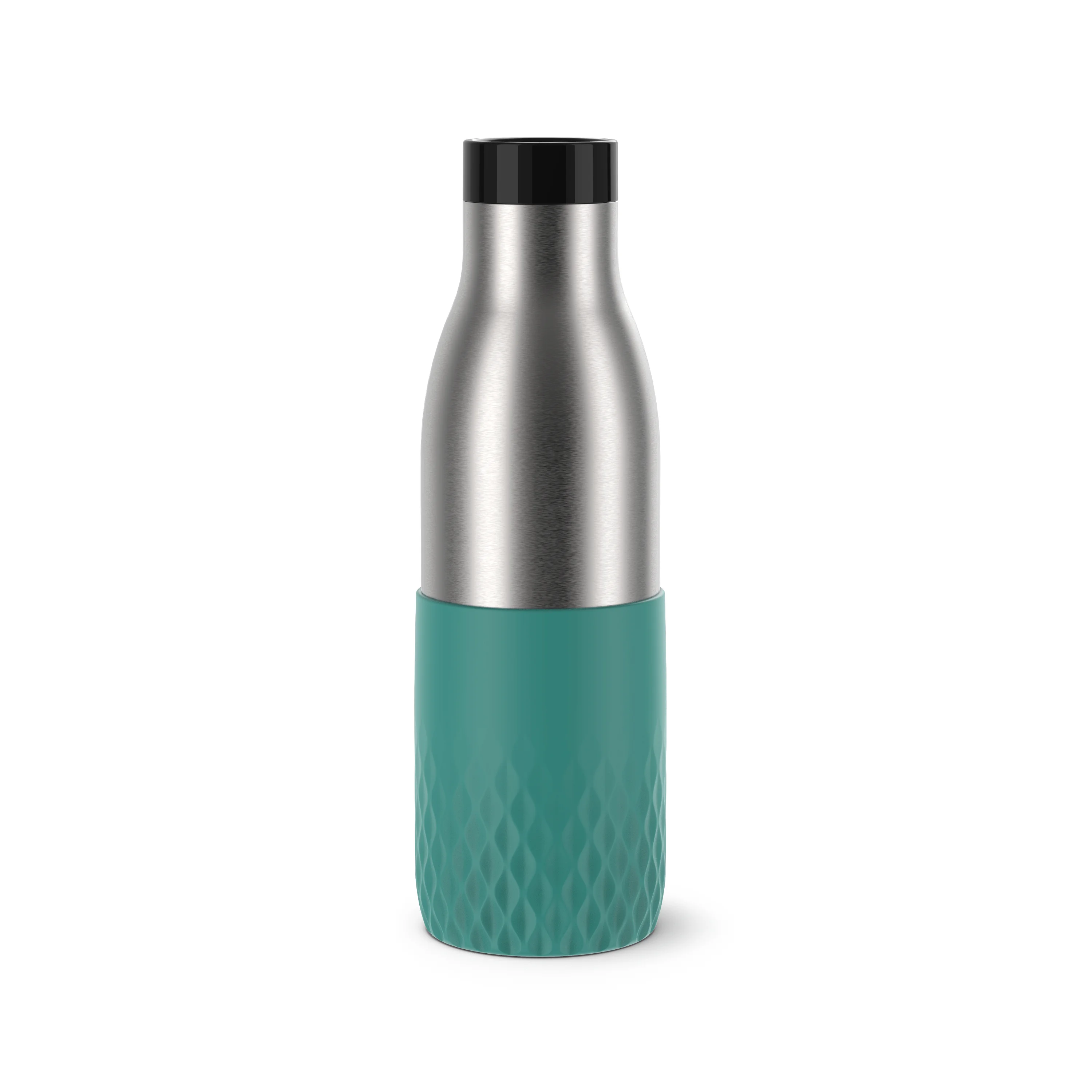 EMSA Bludrop Sleeve N3110600 Trinkflasche Tägliche Nutzung 500 ml Edelstahl Grün, Edelstahl