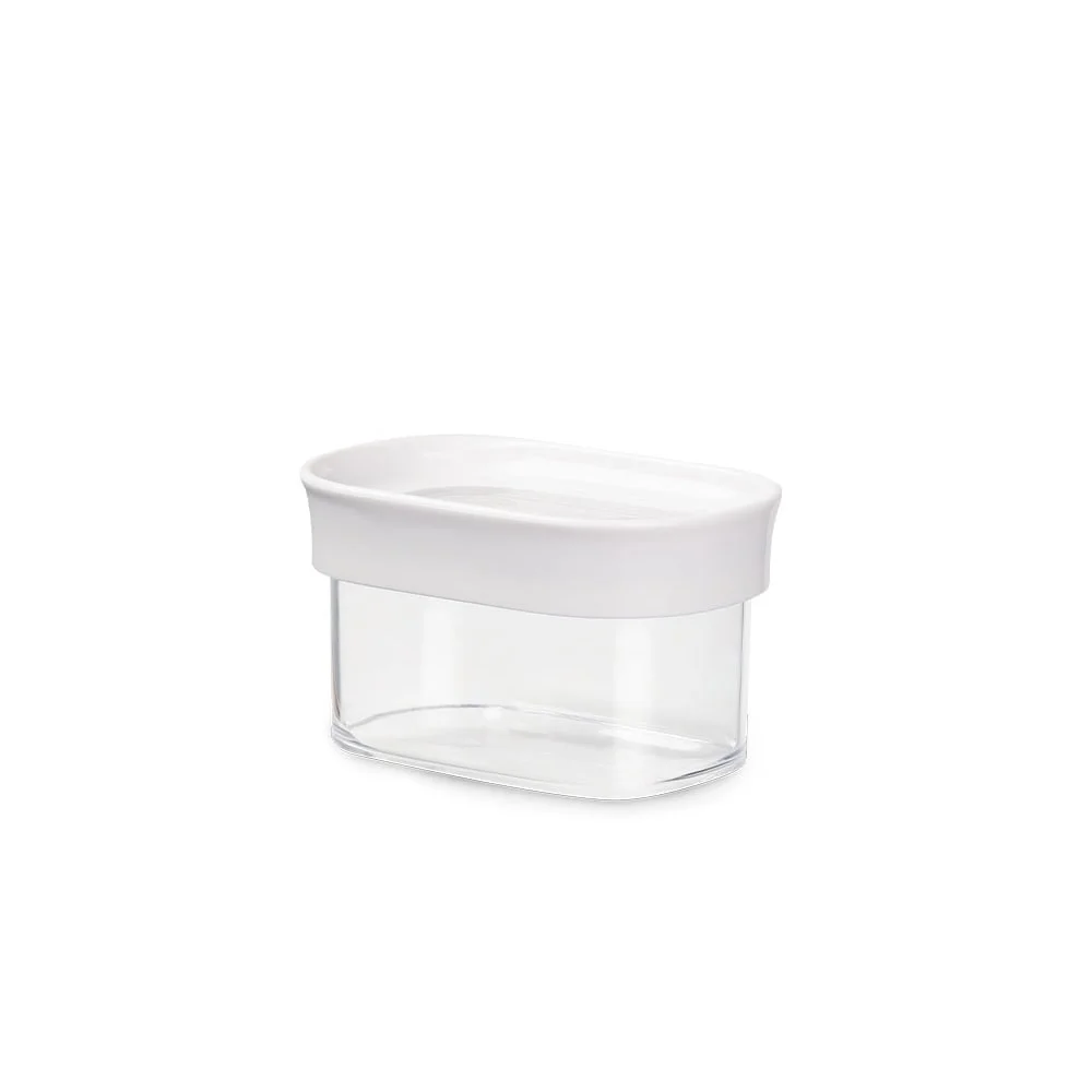 EMSA Optima Rechteckig Container 0,18 l Transparent, Weiß 1 Stück(e)