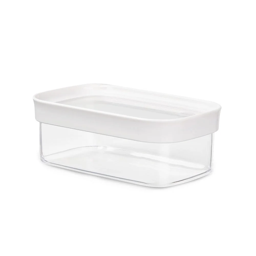 EMSA Optima Rechteckig Container 0,45 l Transparent, Weiß 1 Stück(e)