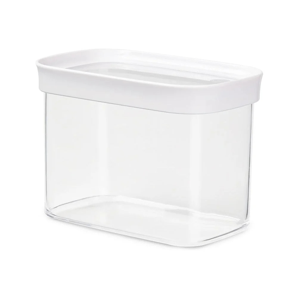 EMSA Optima Rechteckig Container 1 l Transparent, Weiß 1 Stück(e)