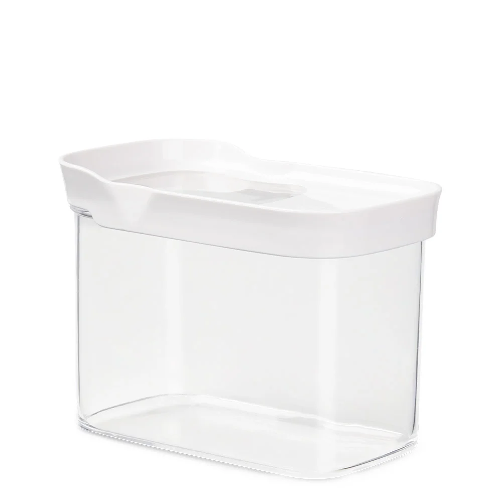 EMSA Optima Rechteckig Container 1 l Transparent, Weiß 1 Stück(e)
