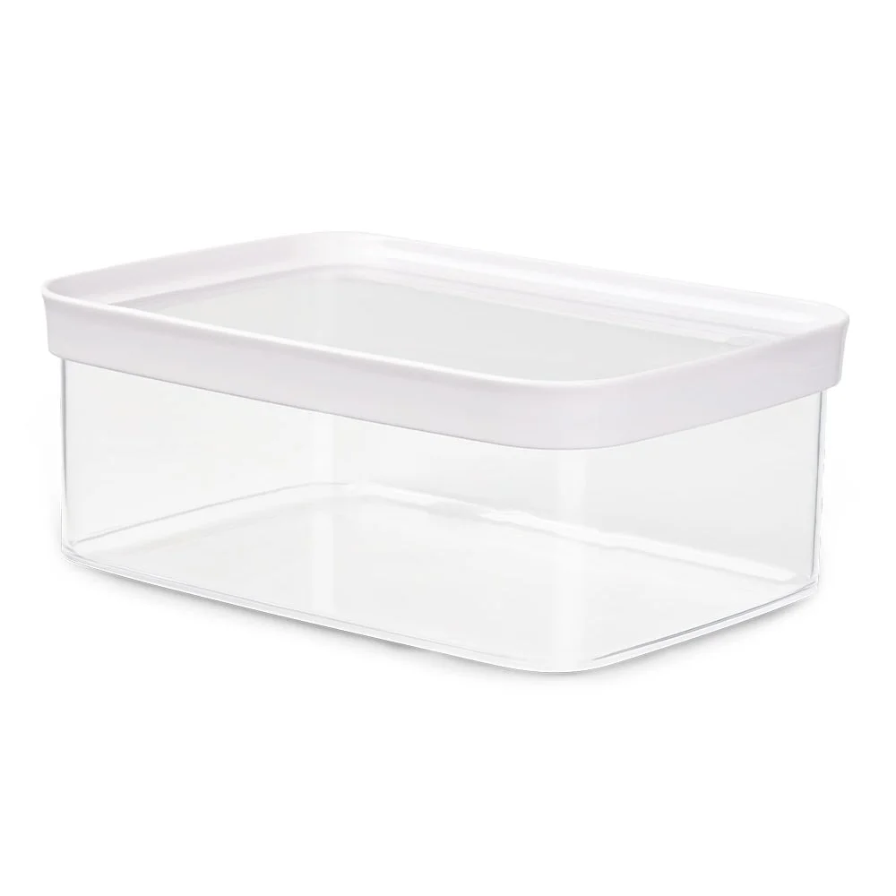 EMSA Optima Rechteckig Container 2 l Transparent, Weiß 1 Stück(e)