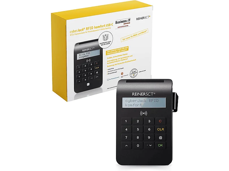 REINER SCT cyberJack® RFID komfort USB-C Chipkartenleser
