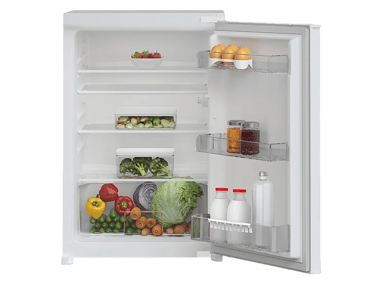 BAUKNECHT BKSI 9VF2 Einbau-Kühlschrank (126 l, E, 855 mm hoch, Weiß)