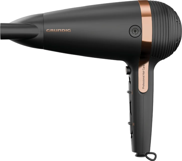 Grundig HD 7081 Haartrockner 2100 W Schwarz, Rosa-Goldfarben