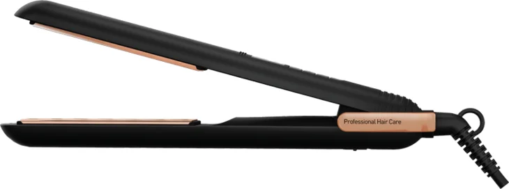 Grundig HS 7030 Glätteisen Warm Schwarz, Roségold 1,8 m