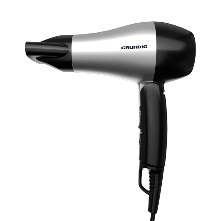 Grundig HD 2200 Haartrockner 1200 W Schwarz, Silber