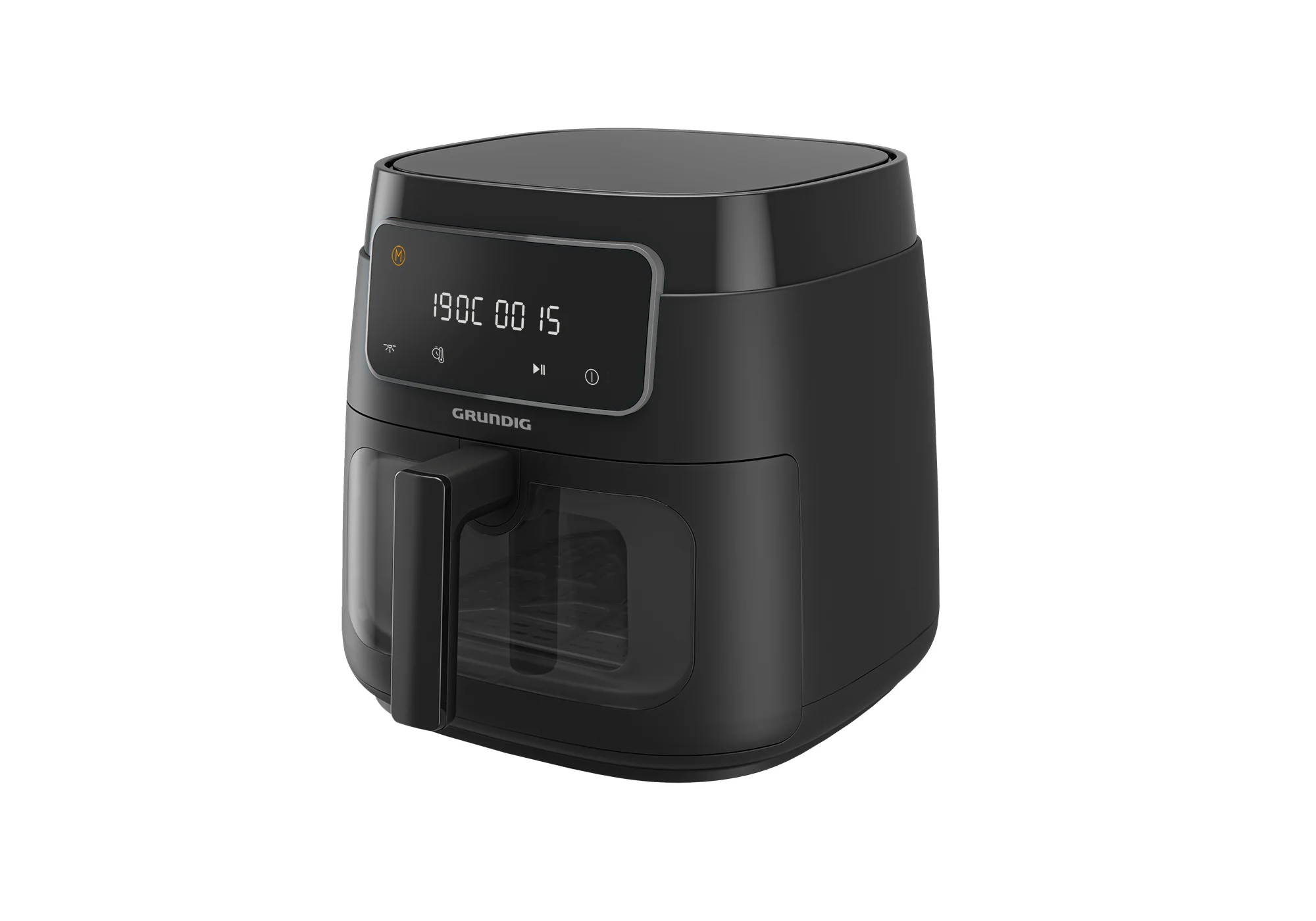 Grundig FRY 7320 Einzelbild 7,6 l Eigenständig 1900 W Heißluftfritteuse Schwarz