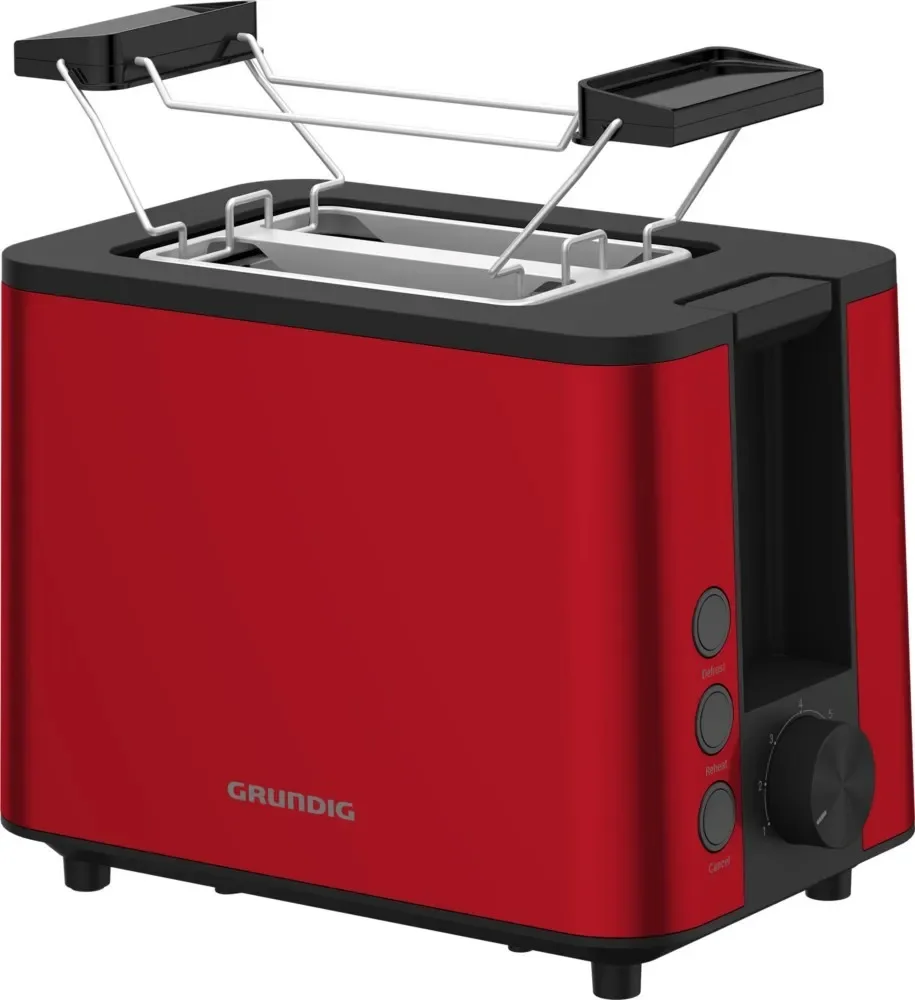Grundig TA 8340 2 Scheibe(n) 950 W Schwarz, Rot