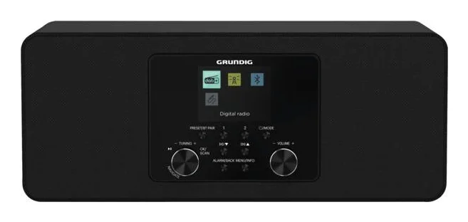 Grundig DTR 4600 2.0 DAB+ Tragbar Analog & Digital Schwarz