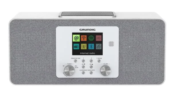 Grundig DTR 6100 2.1 DAB Tragbar Analog & Digital Weiß