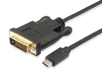 Equip USB Typ C auf DVI-D-Dual-Link Kabel Stecker auf Stecker, 1.8m