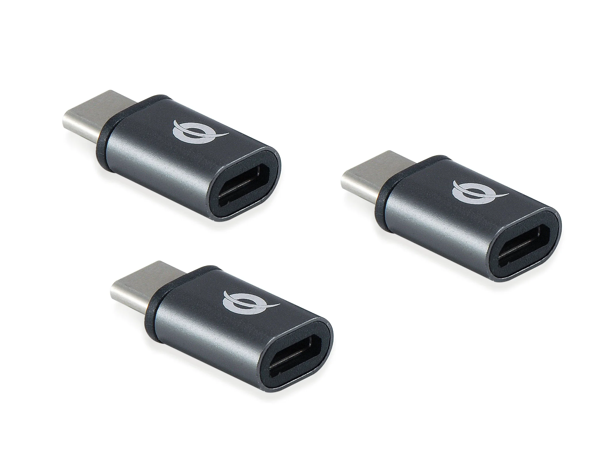 Conceptronic DONN05G Kabeladapter USB 2.0 Type-C USB 2.0 Micro Schwarz