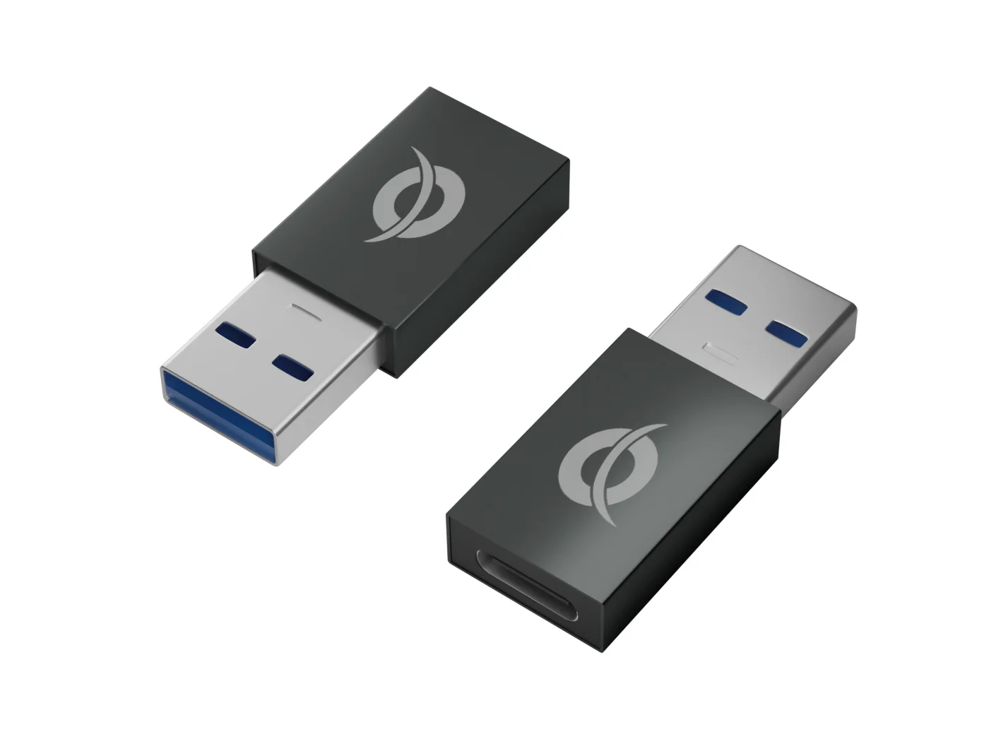 Conceptronic DONN Adapter für USB-A zu USB-C 2er Pack