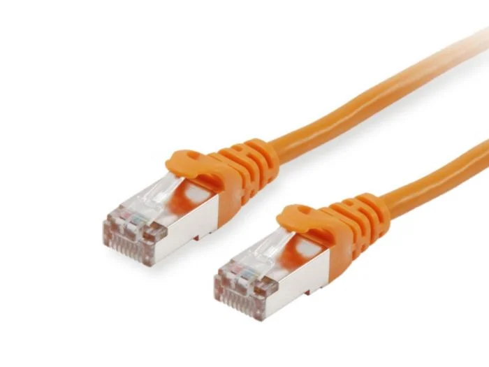 Equip Cat.6A S/FTP Patchkabel, Orange, 0,15m