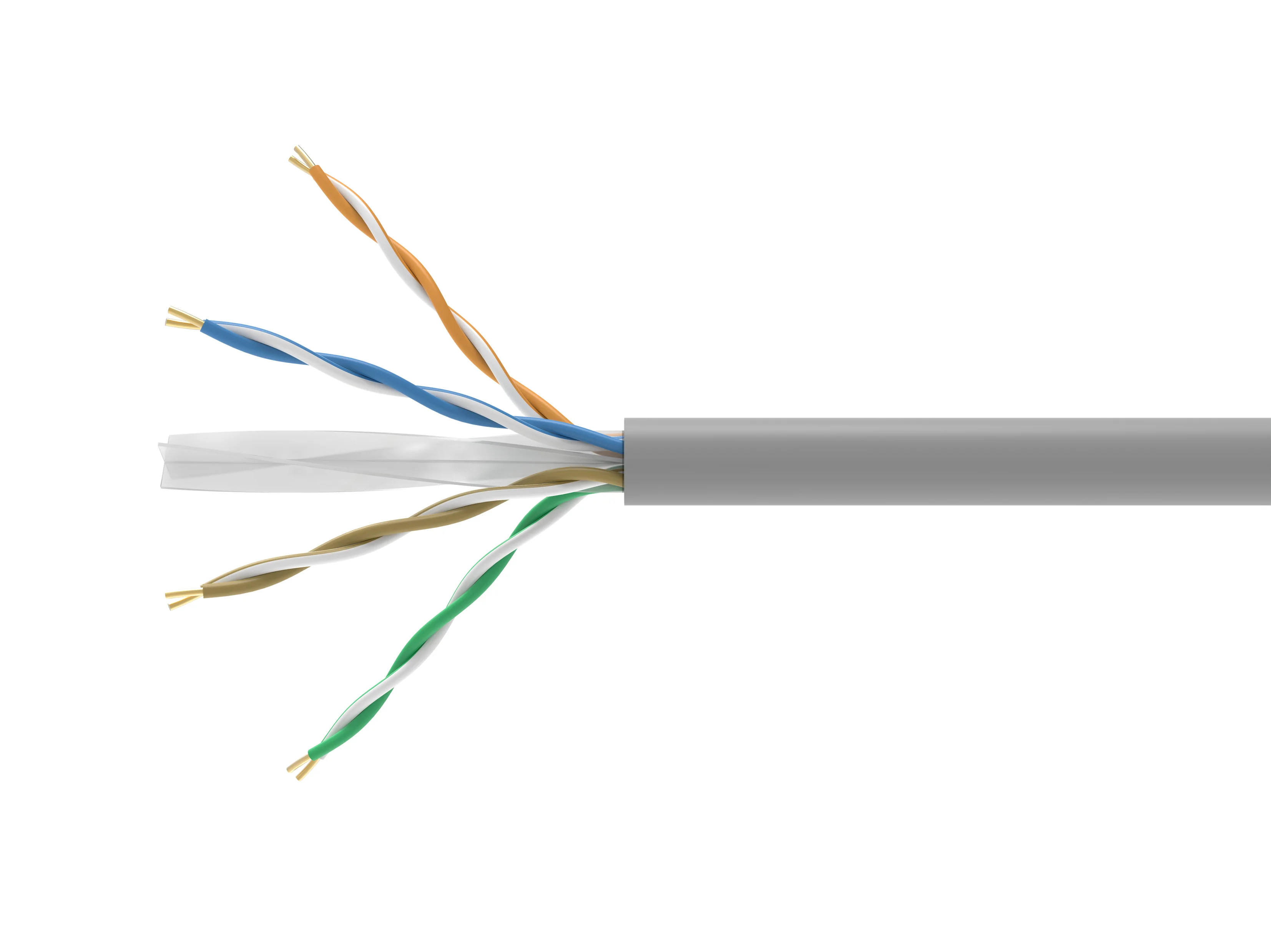 Equip 404535 Netzwerkkabel Grau 305 m Cat6 U/UTP (UTP) Rund