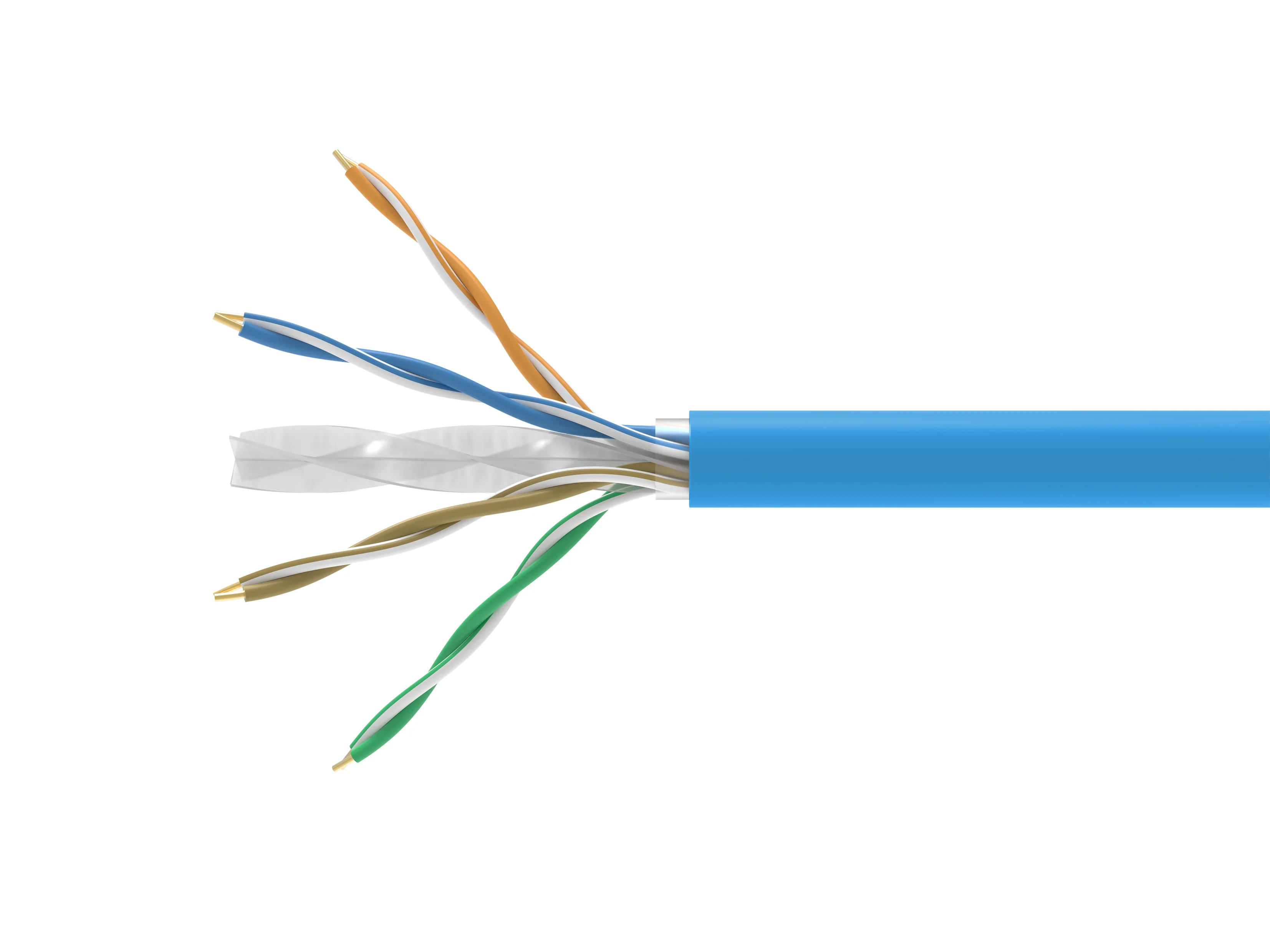Equip 404542 Netzwerkkabel Blau 305 m Cat6a U/UTP (UTP) Rund