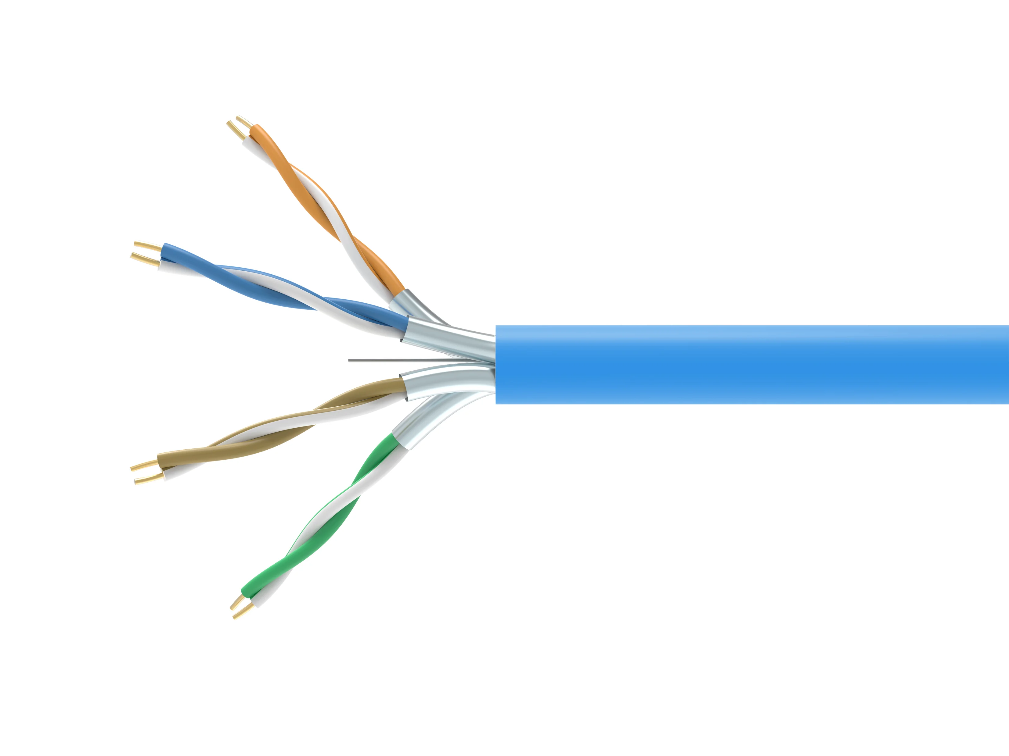 Equip 404544 Netzwerkkabel Blau 305 m Cat6a U/FTP (STP) Rund