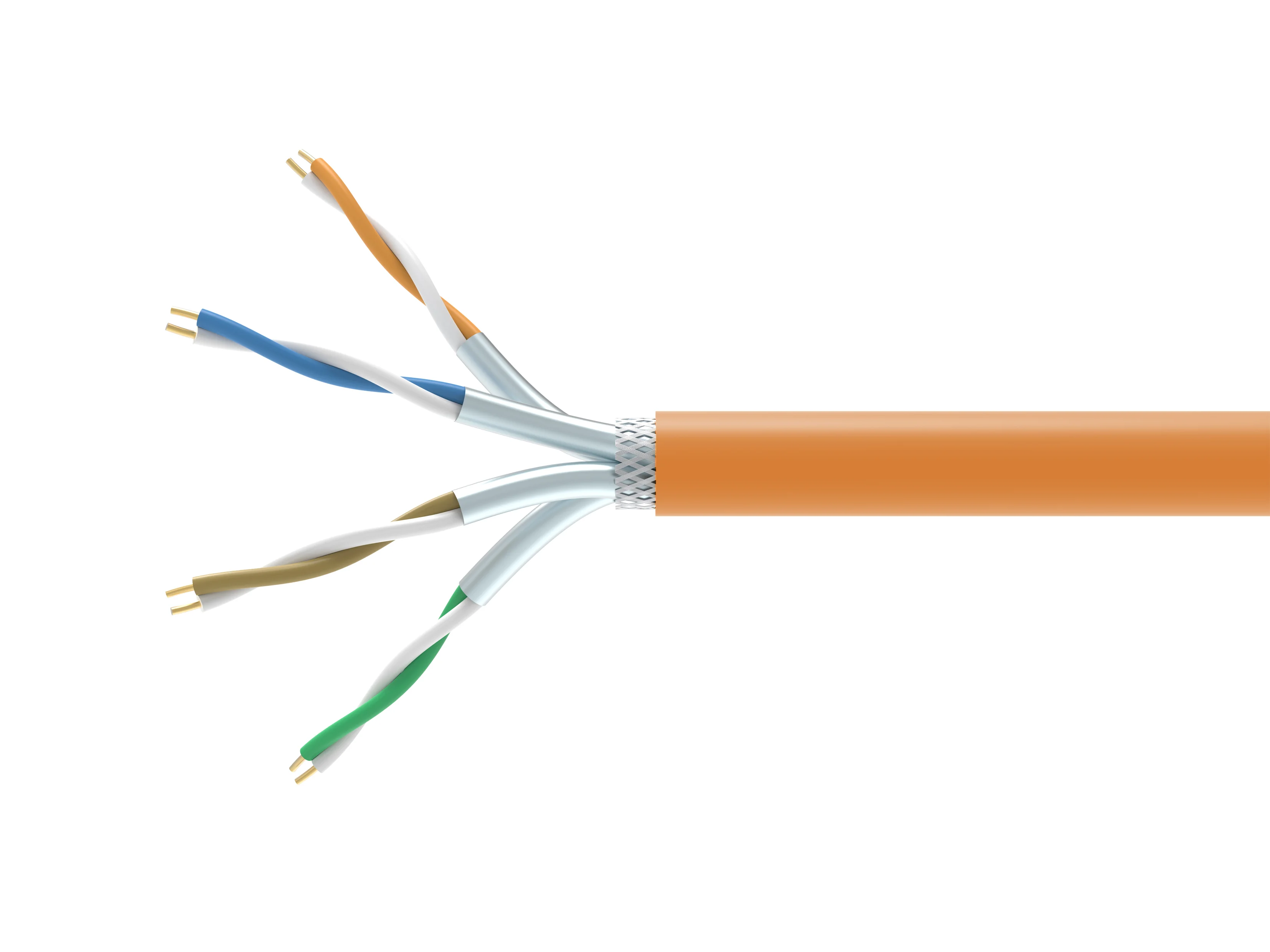 Equip 404551 Netzwerkkabel Orange 305 m Cat7 S/FTP (S-STP) Rund