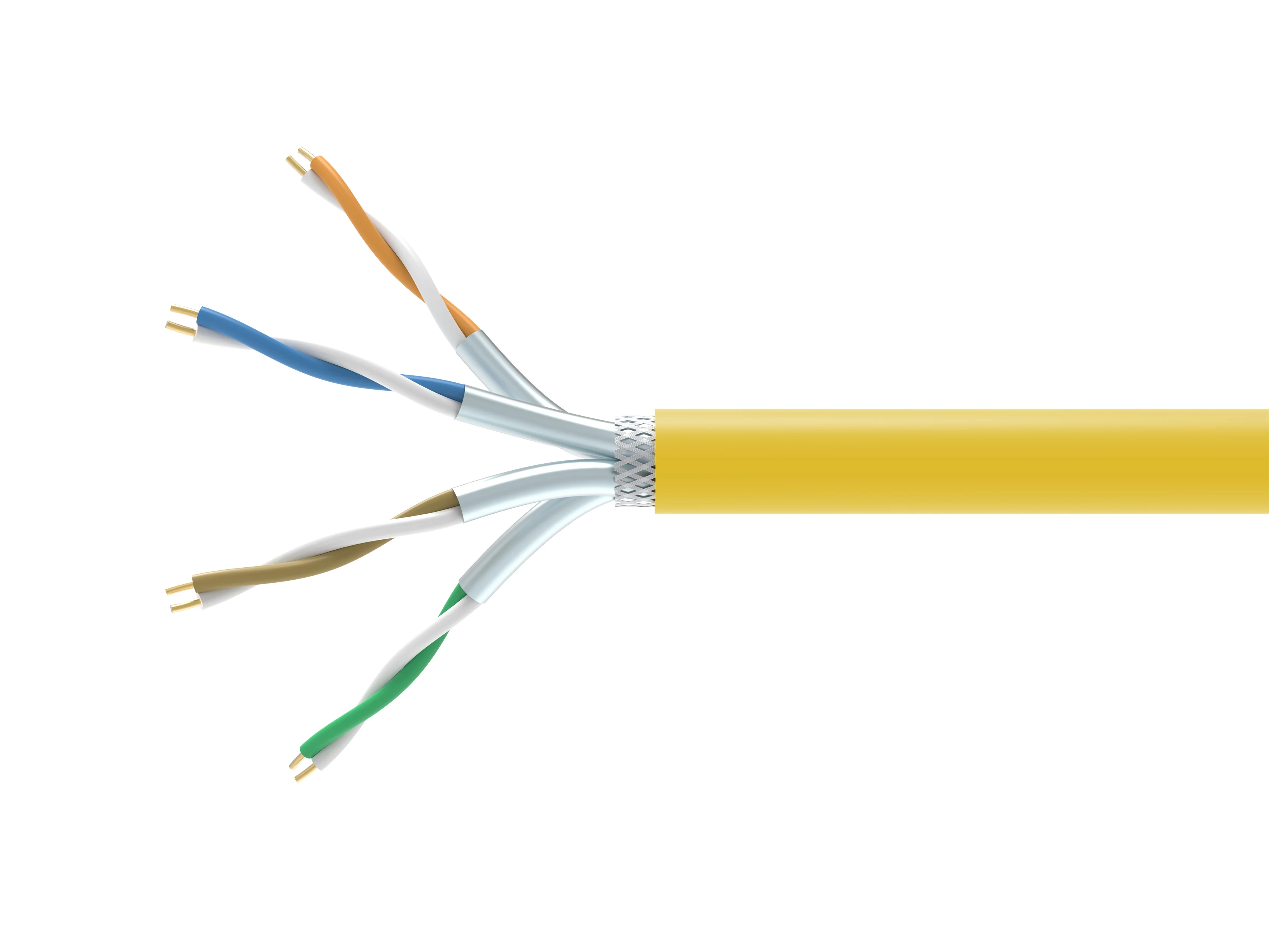 Equip 404563 Netzwerkkabel Gelb 1000 m Cat7a S/FTP (S-STP) Rund