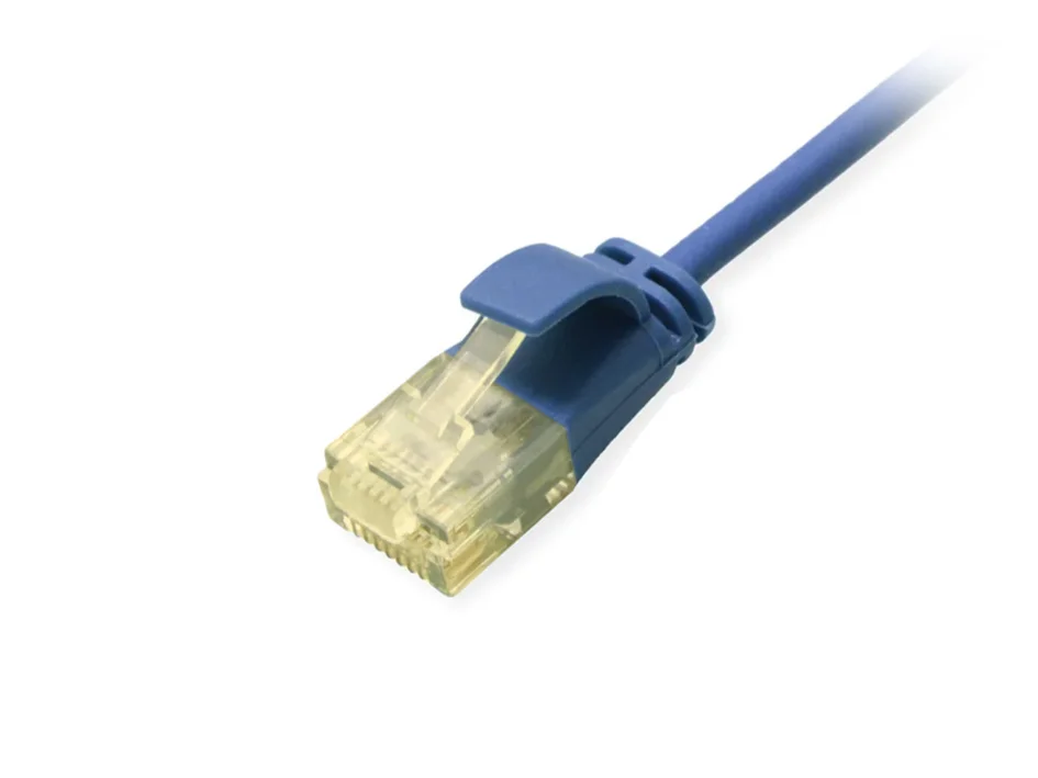 Equip Cat.6A U/UTP Slim-Patchkabel, 0,25m, Blau