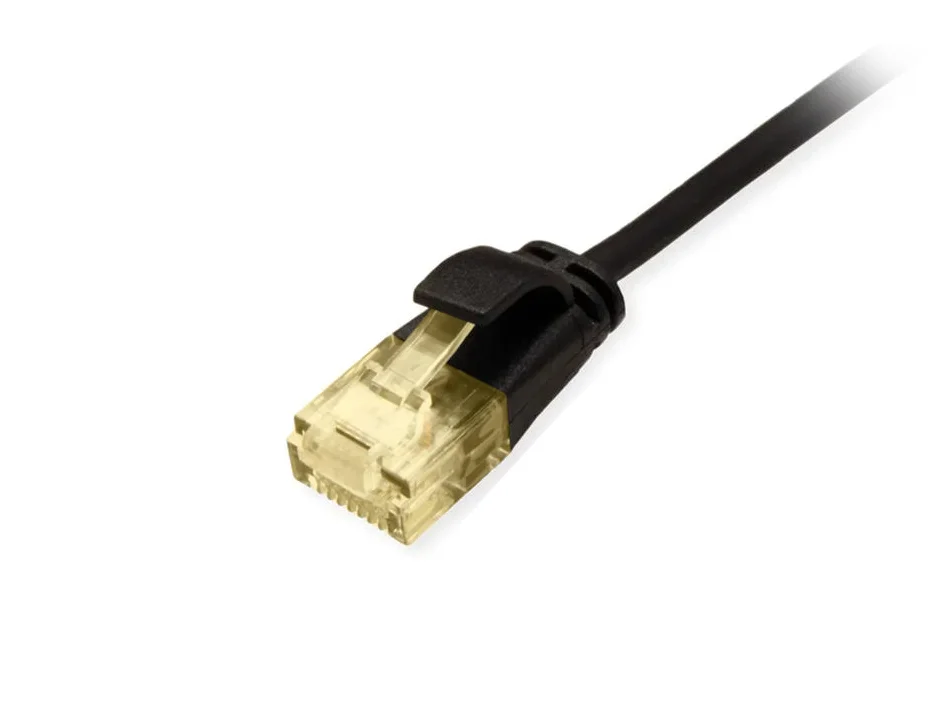 Equip Cat.6A U/UTP Slim-Patchkabel, 1,5m, Schwarz