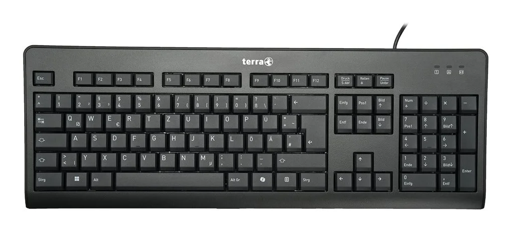 TERRA Keyboard 3500 Corded [FR] USB black/noir baugleich zum Cherry Stream Keyboard JK-8500FR-2